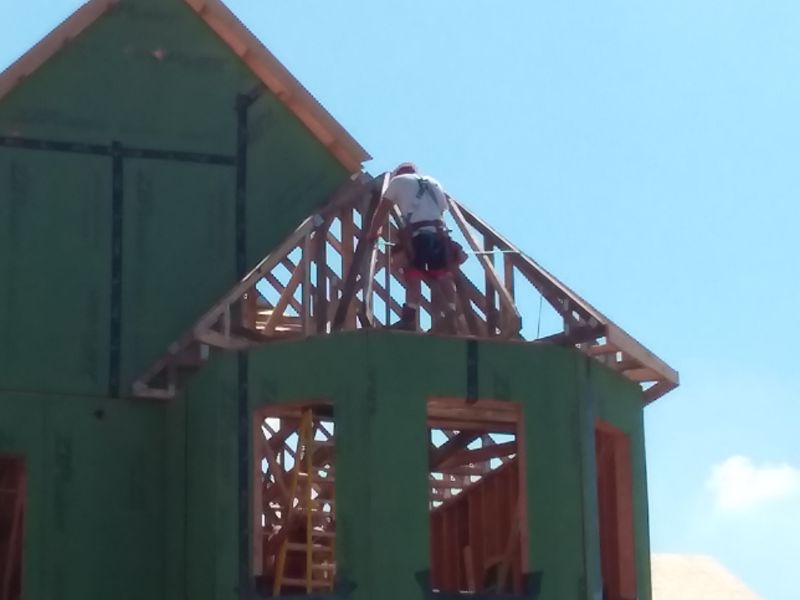 Custom carpentry work in progress