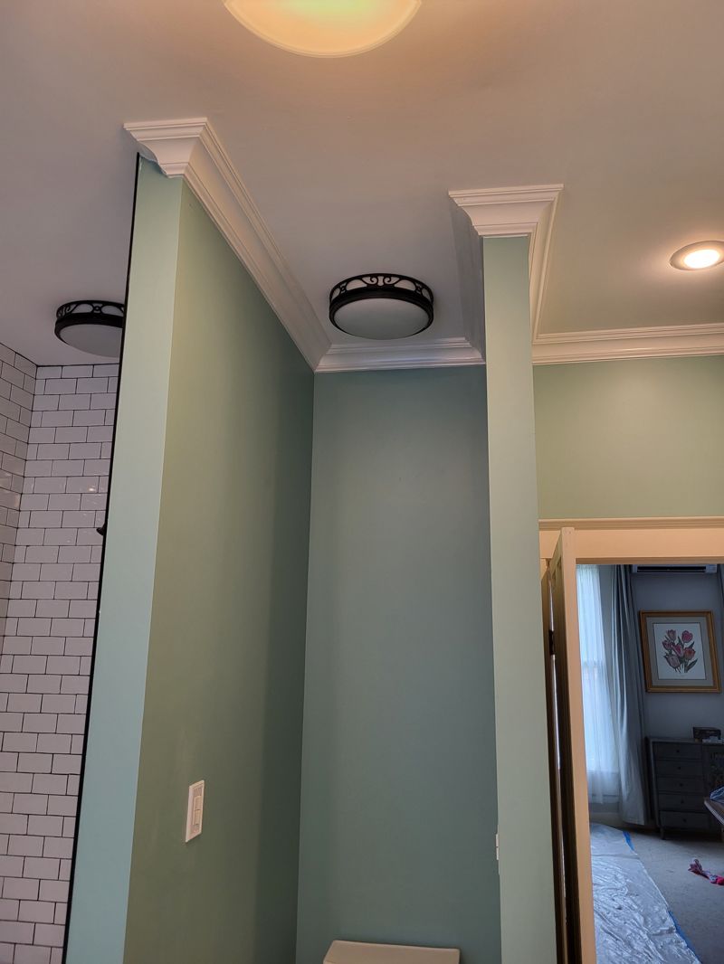 Recent carpentry work detail